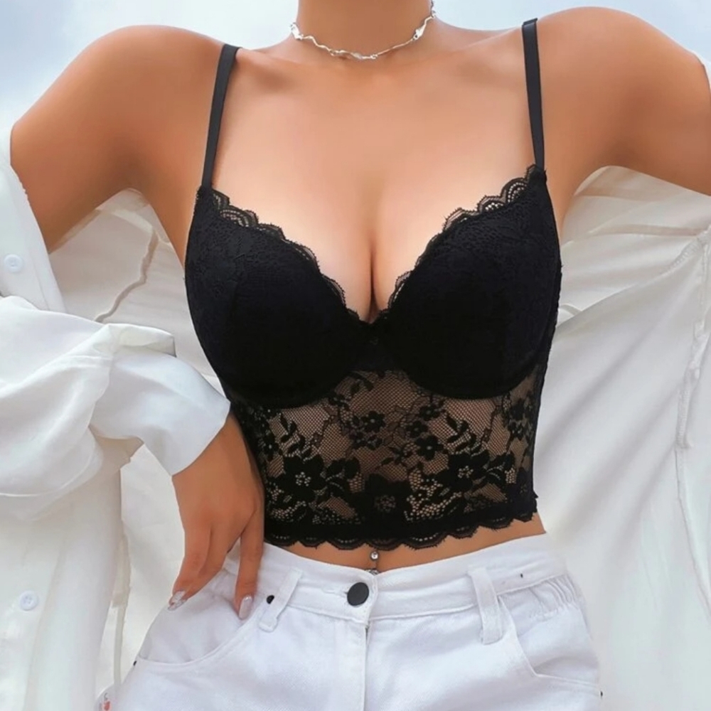 Shein Floral Lace Bra
